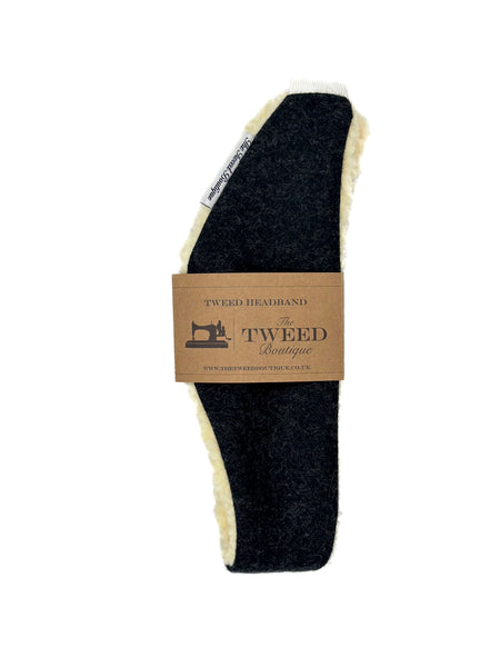 Tweed Headband - Black
