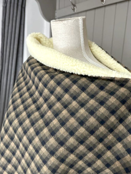 Limited Edition Cashmere and Wool Tweed Cape