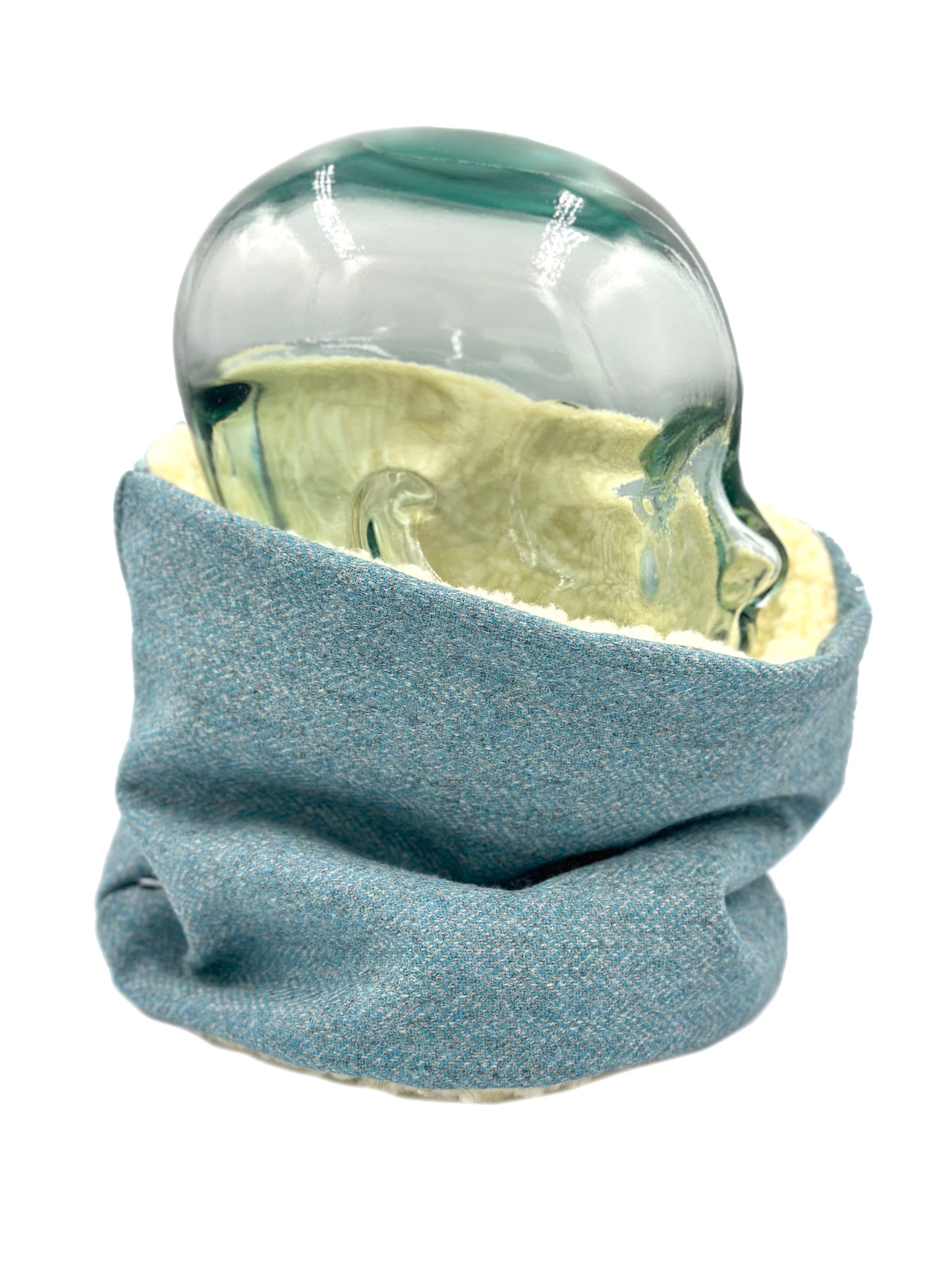 Tweed Headband - Sea Blue