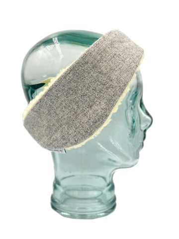 Tweed Headband - Smokey Grey