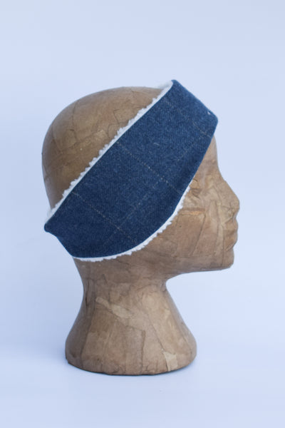 Classic Tweed Headband - Airforce Blue