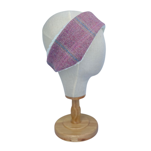 Classic Tweed Headband - pink