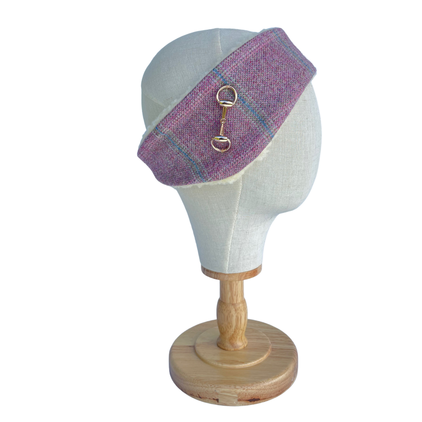 Classic Tweed Headband - pink