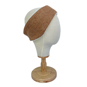 Tweed Headband - Tan herringbone